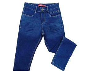 Calça juv jeans/tactel