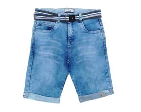 Bermuda V10 Juv Masc Jeans Lycra Cinto