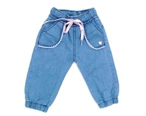 Calça Peptuchy Bebe Fem Jeans Cós Elástico