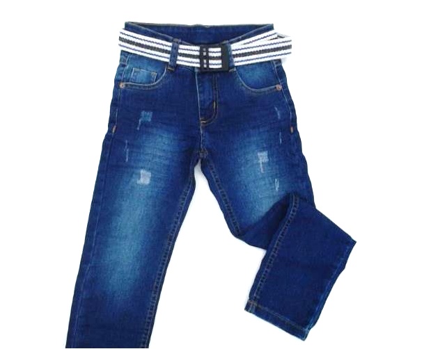 Calça 7g Inf Masc Jeans Lycra Cinto