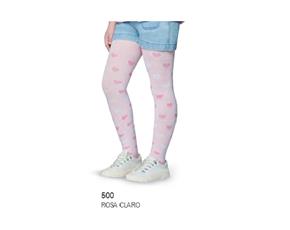 Meia-calça Selene Infantil Alg Fio80 Rosa 500