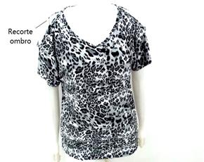 Blusa Lilianemodas Ad Exg Fem M/c Liganete