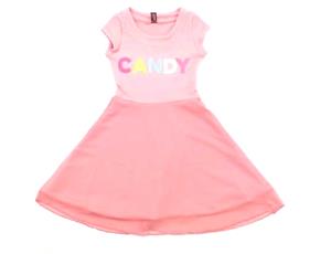 Vestido Ninamoleka Inf Mga Jap Poli Crepe Tule