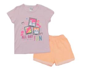 Conjunto Catolele Inf Fem M/c Cotton Short