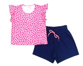 Conjunto Fantoni Inf Fem Mga Jap Malha Short