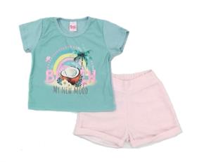 Conjunto Polegar Inf Fem M/c Cotton Short