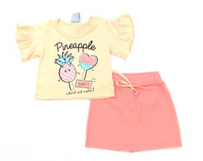 Conjunto Pimentinha P.passos Fem M/c Malha Short-s