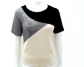 Blusa ad extrag manga curt