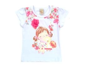 Blusa fem manga curta