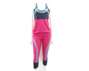 Conjunto Ozon Ad Fem Reg Poliéster Fitness Capri