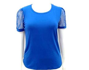 Blusa ad extrag manga curt