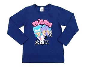 Blusa juv manga longa