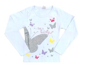 Blusa Jacks Inf Fem M/l Cotton
