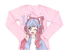 Blusa juv manga longa