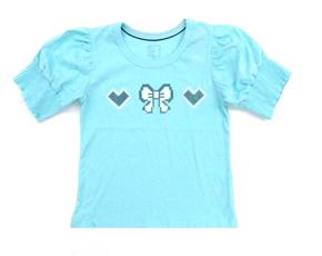 Blusa Florenzza Inf Fem M/c Malha