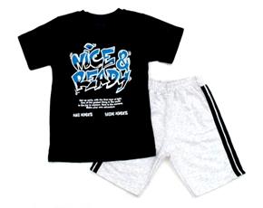 Conjunto inf manga curta