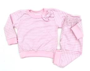 Conjunto Lamayara Bebe Fem M/l Malha Trabalhada
