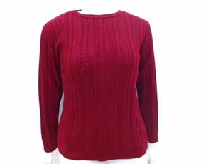 Blusa Fatichi Ad Exg Fem Lã/acril Trabalhada