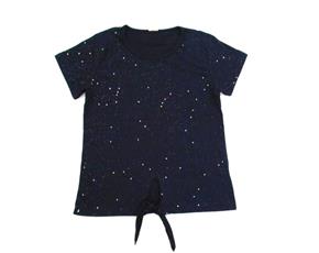 Blusa juv manga curta