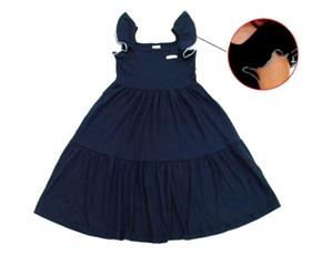 Vestido Jaki Inf Mga Jap Malha Canel