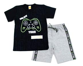 Conjunto inf manga curta