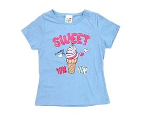 Blusa inf manga curta