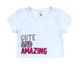 Blusa inf manga curta