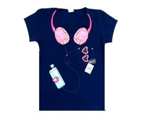 Blusa juv manga curta