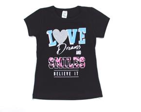 Blusa inf manga curta