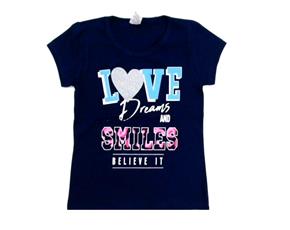 Blusa juv manga curta