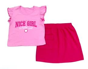 Conjunto juv manga curta