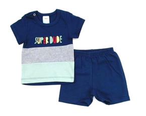 Conjunto masc manga curta