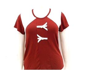 Blusa ad extrag manga curt