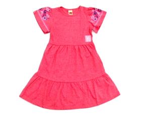 Vestido inf manga curta
