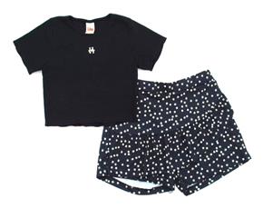 Conjunto juv manga curta