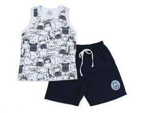 Conjunto Semprekids P.passos Masc Reg Malha