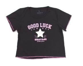 Blusa juv manga curta
