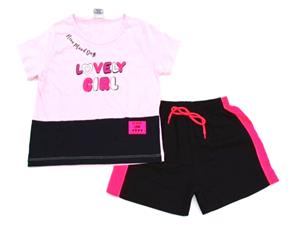 Conjunto juv manga curta