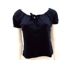 Blusa ad manga curta