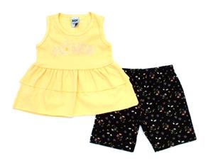 Conjunto Jidi P.passos Fem Reg Cotton Bermuda
