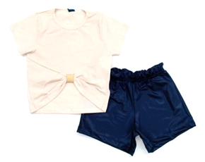 Conjunto juv manga curta