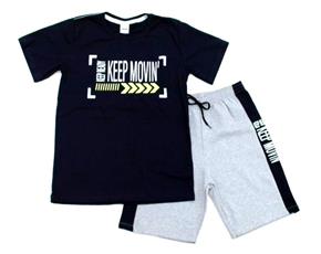 Conjunto juv manga curta
