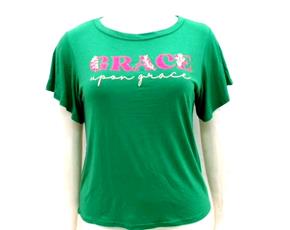 Blusa ad extrag manga curt