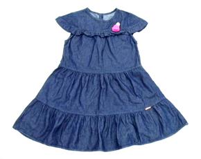 Vestido inf manga curta