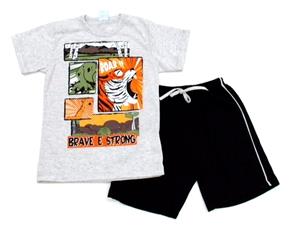 Conjunto inf manga curta