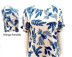 Blusa ad extrag manga curt