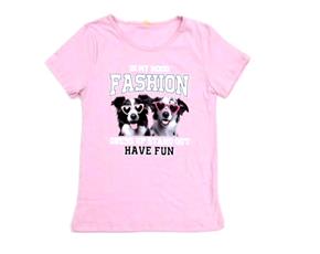 Blusa juv manga curta