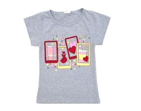 Blusa juv manga curta