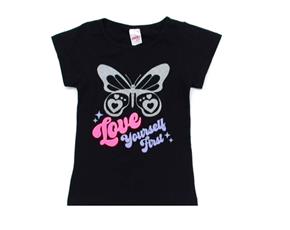 Blusa juv manga curta