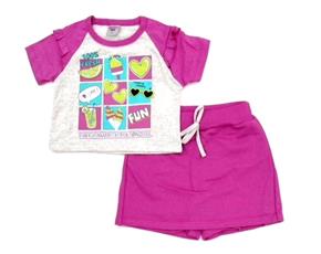 Conjunto inf manga curta